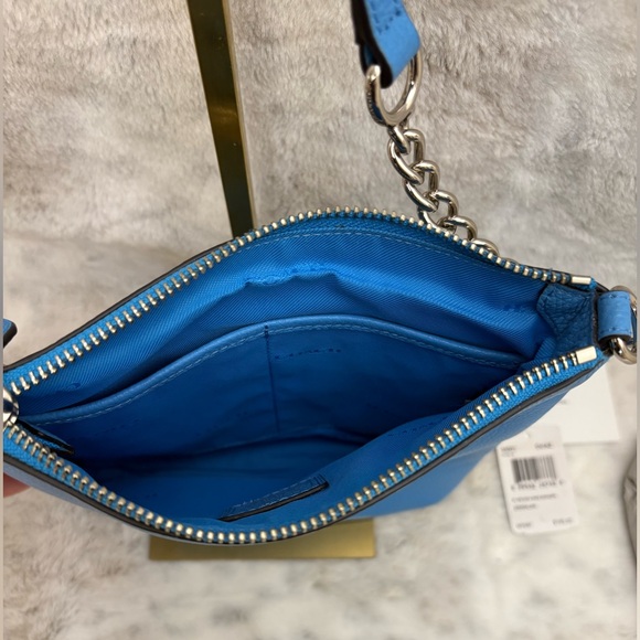 Coach NWT Swagger Crossbody Adjustable Chain and leather strap front slip pocket - Picture 10 of 13